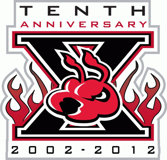 fayetteville fireantz 2012 anniversary logo iron on transfers for clothing